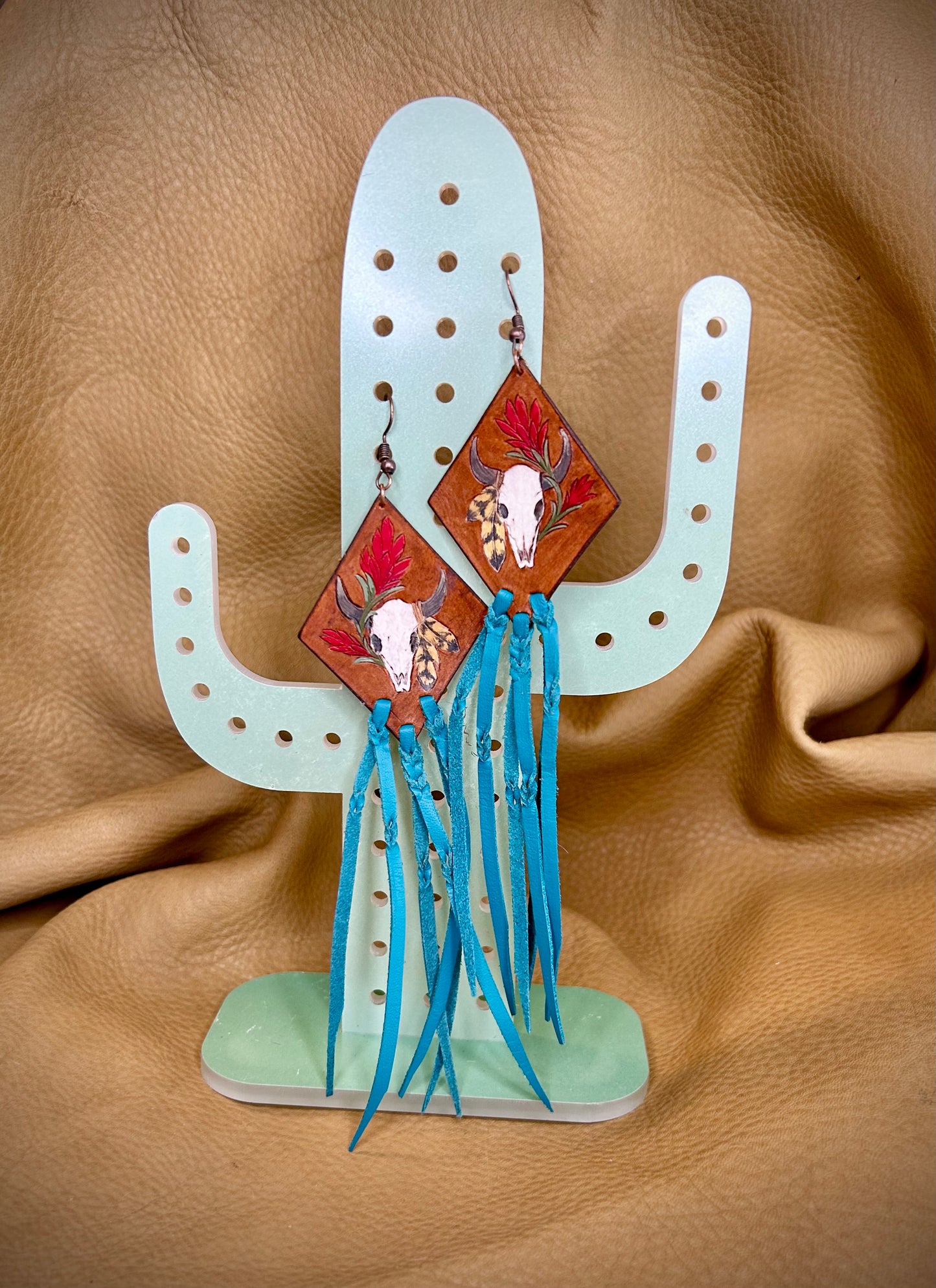 Tooled Earrings