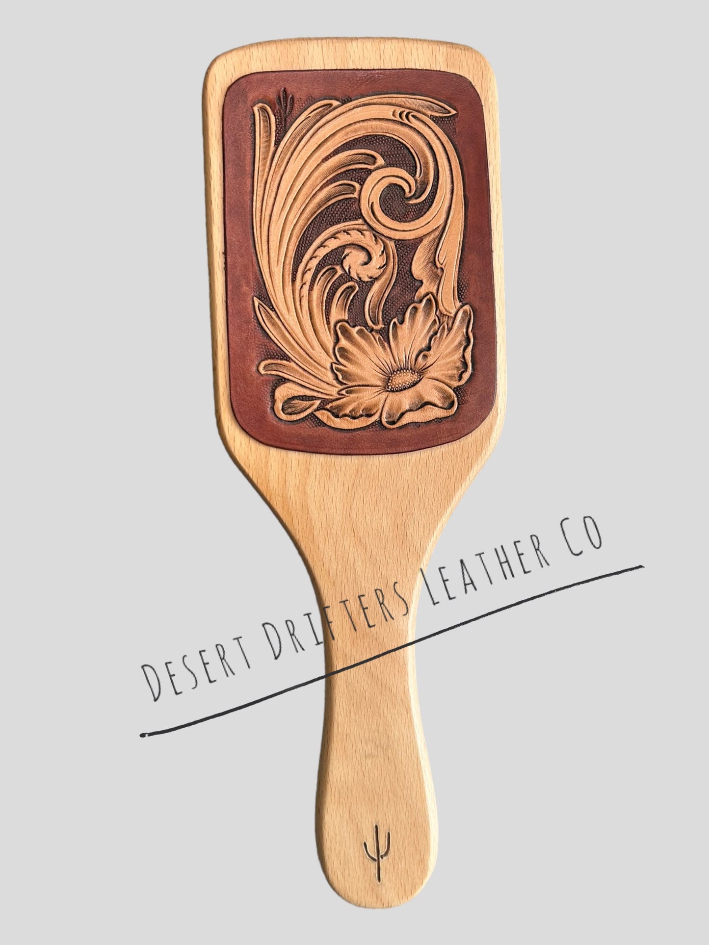 Tooled hair brush