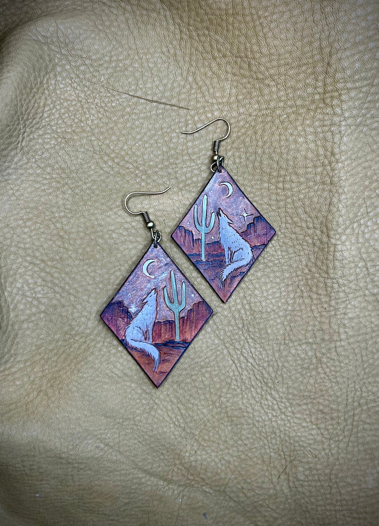 Tooled Earrings