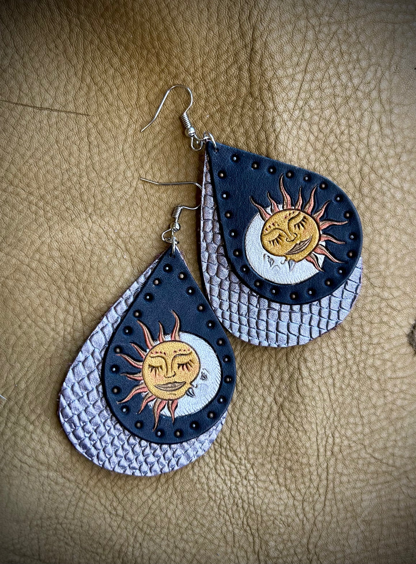 Tooled Earrings