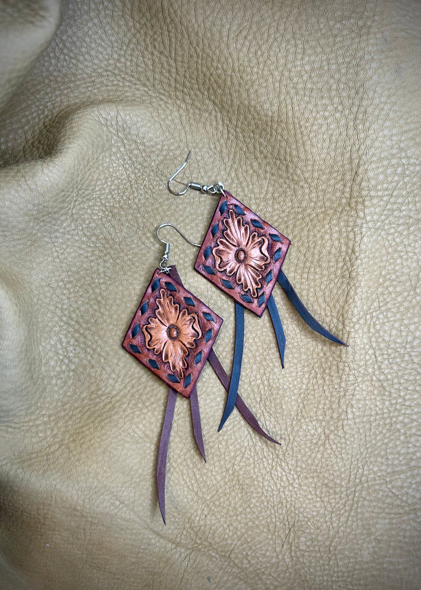 Tooled Earrings