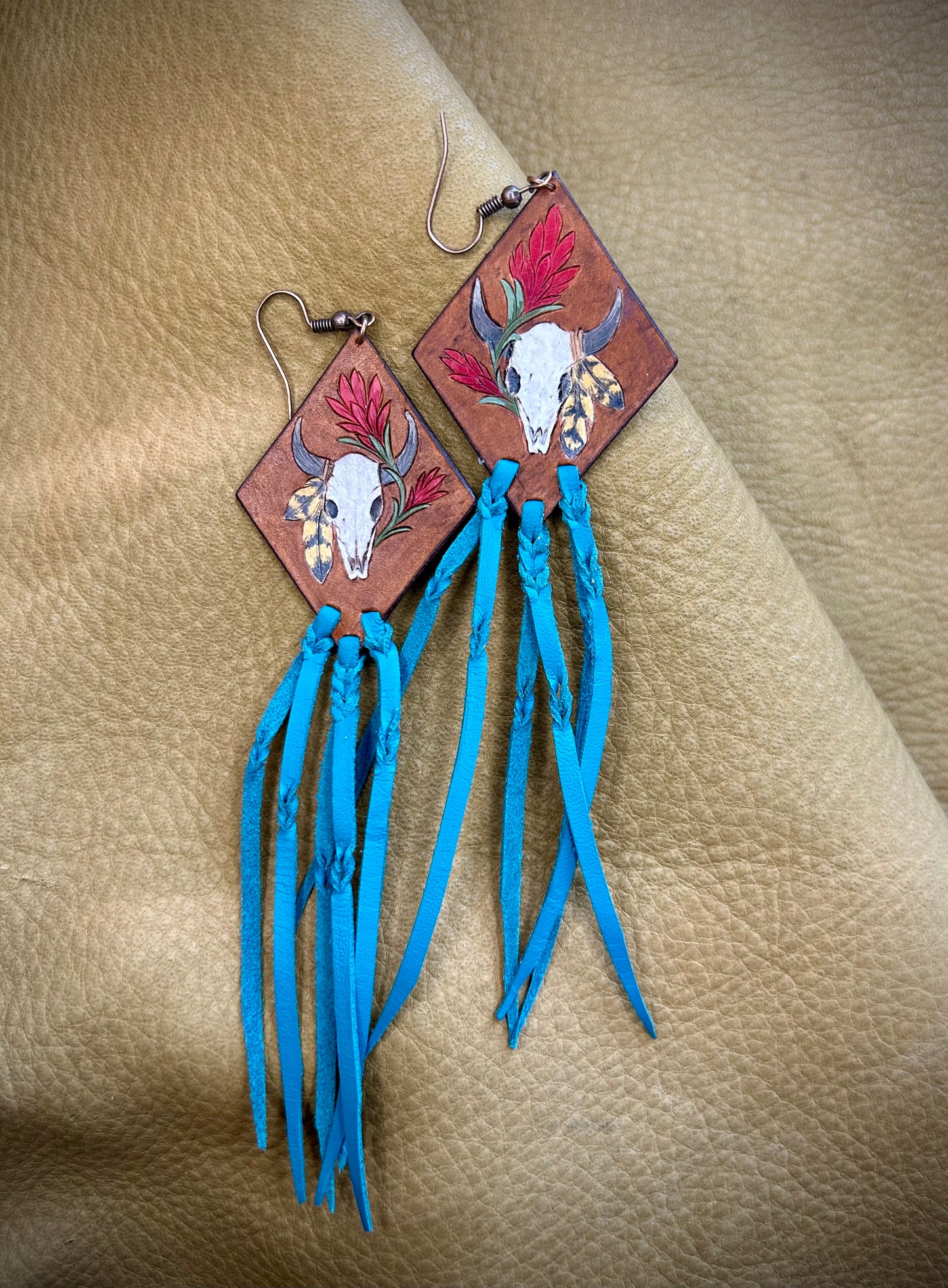 Tooled Earrings