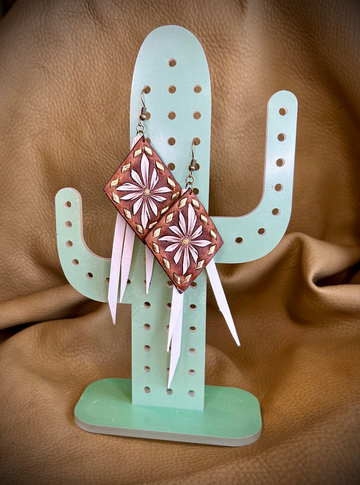 Tooled Earrings