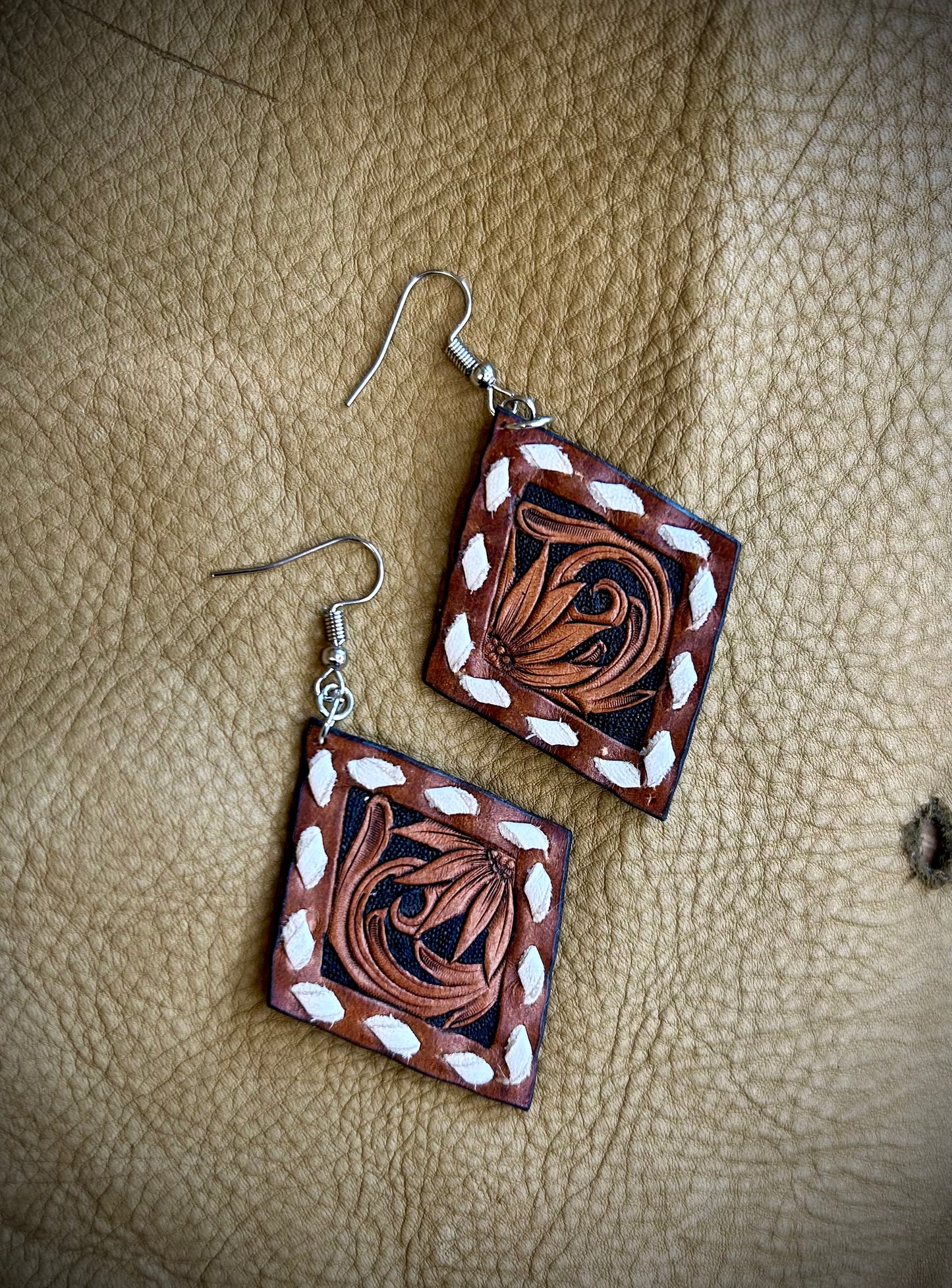 Tooled Earrings