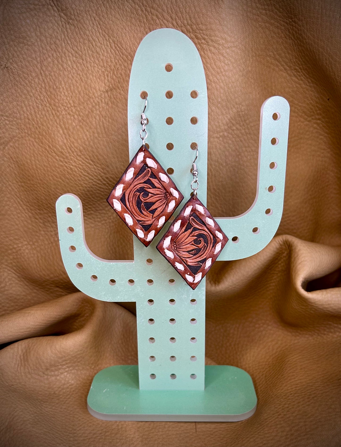Tooled Earrings