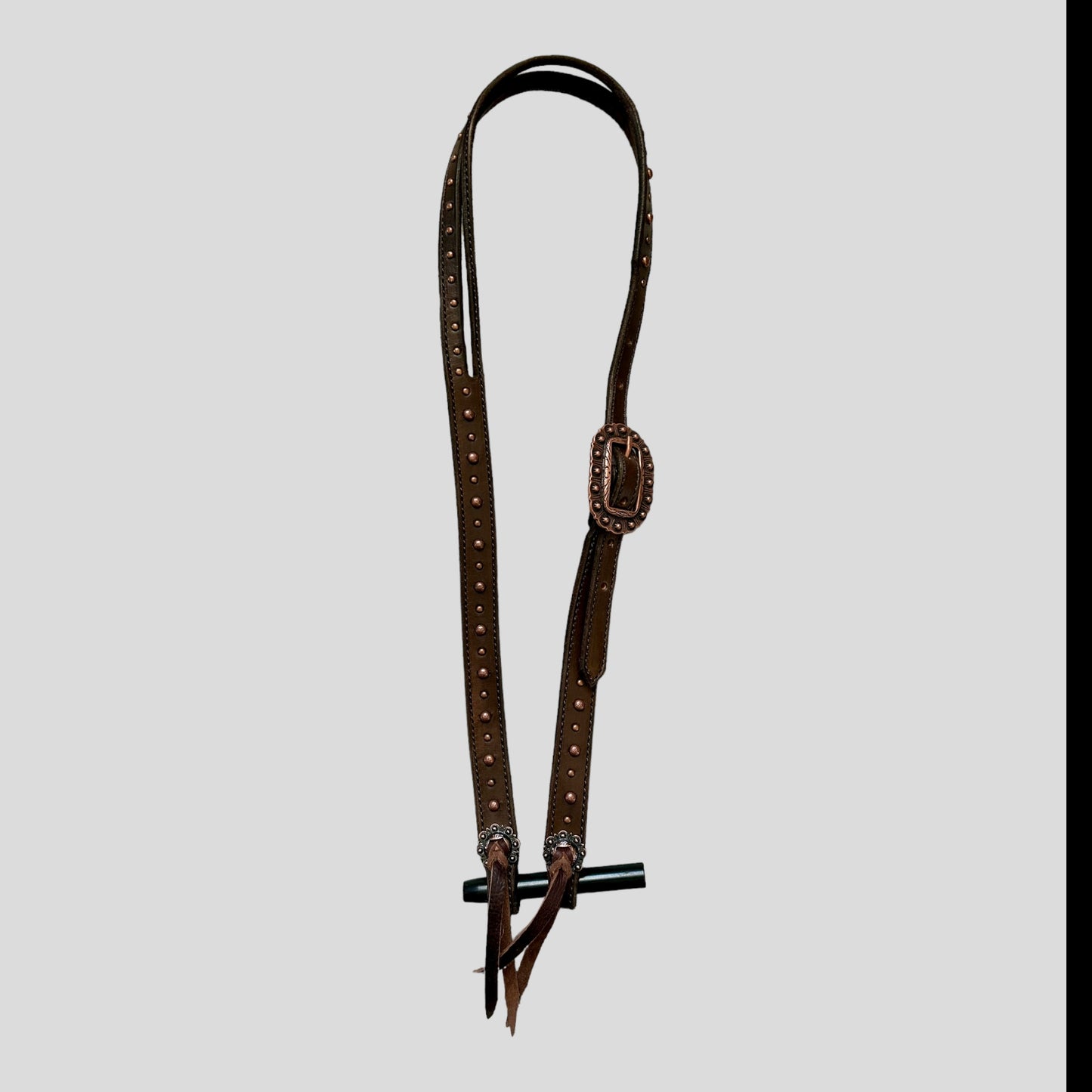 Split-Ear Copper Spot Headstall